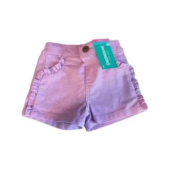GARANIMALS SIZE 0-3 MONTH PURPLE AND LIGHT BLUE SHORTS - Picture 3 of 4